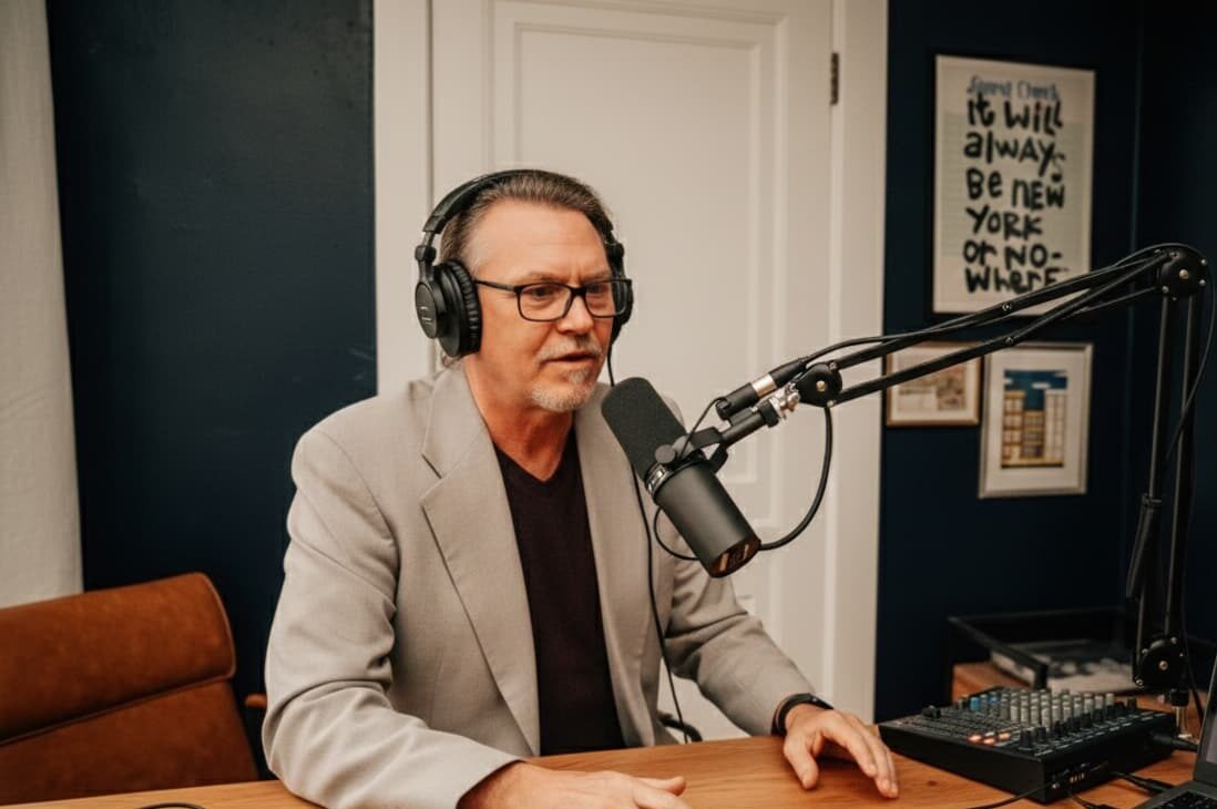 Tom Pollard recording music of america podcast